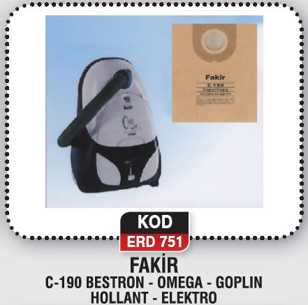 FAKİR C-190 BESTRON-OMEGA-ELEKTRO ERD 751